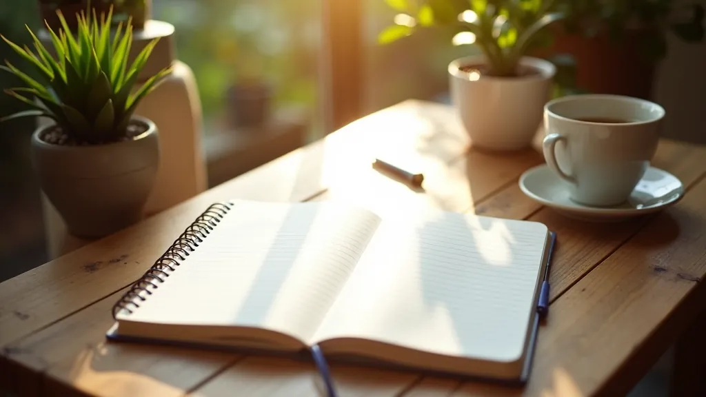 Ambiente reflexivo com materiais educacionais
